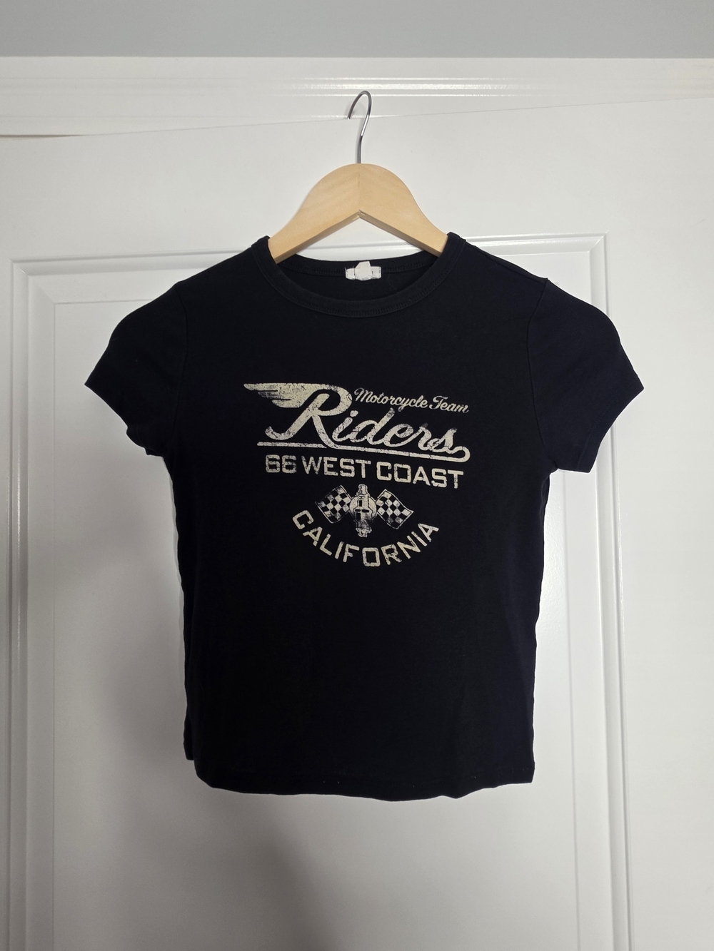 Garage Riders West Coast California Crop GRAPHIC TEE